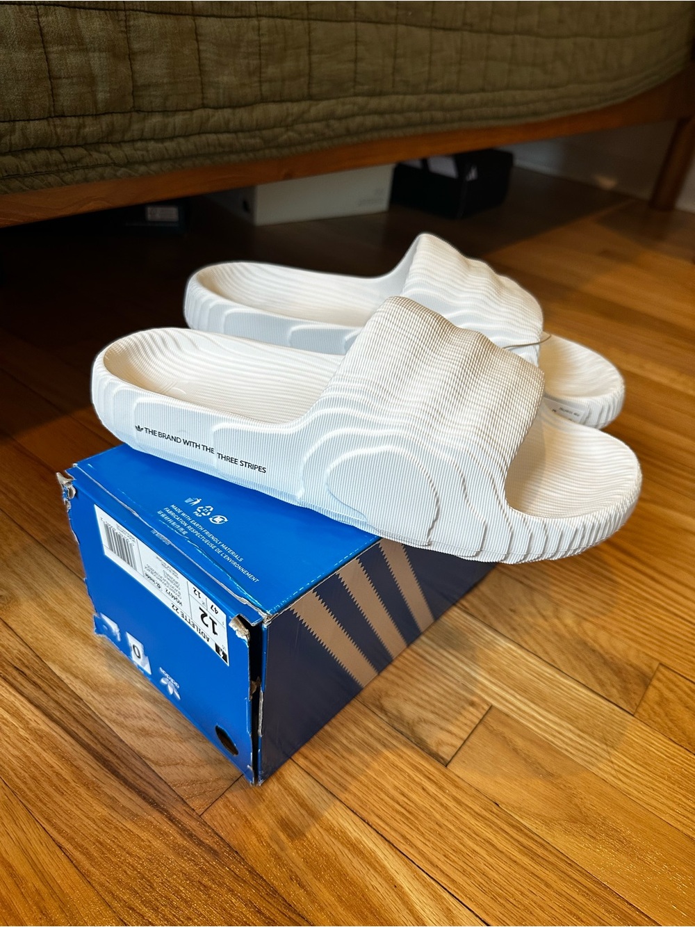 adidas Adilette 22 Slides - Crystal White